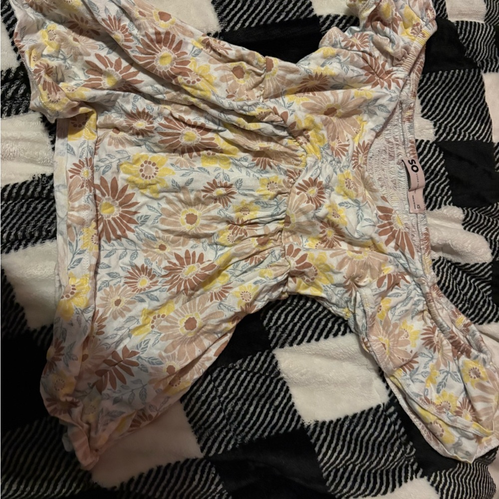 SO Textured Off-Shoulder Top